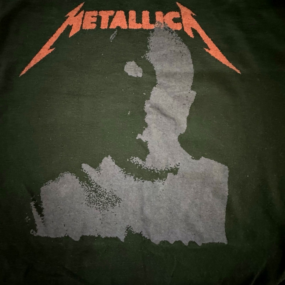 Metallica‎ Black Men's 2021 Wherever I May Roam Tour DS Graphic Band Tee Size XL